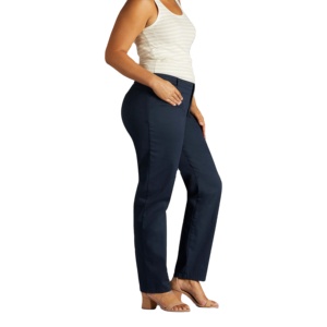 Vente en gros de pantalons de jogging évasés pour femmes 100% coton respirant doux baggy pantalon large jambe droite OEM de haute qualité - Product Image 3
