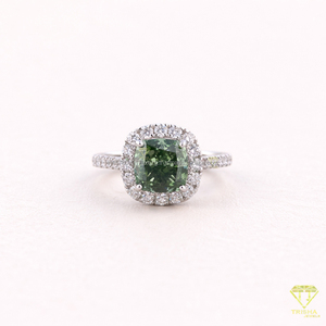 <b>Top</b> Selling Handmade Moissanite Engagement Ring for Women Featuring Elegant Craftsmanship and Style Available At Best Price - Product Image 1