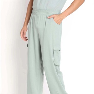 Unisex <b>Jogger</b> Pants Canvas Elastic Waist Mid <b>Polyester</b> Sweatpants Casual Wear Trousers Breathable Eco-Friendly Winter Custom - Product Image 5