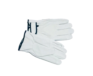 Gants de sécurité en nitrile blanc avec poignet élastique, antidérapants, résistants aux produits chimiques et aux chocs, usage général - Product Image 3