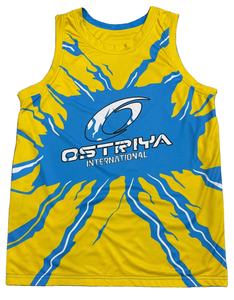 Maillot de basket-ball en polyester personnalisé pour adultes, prix de gros bon marché, taille pour jeunes et adultes, maillot de basket-ball sans manches - Product Image 3