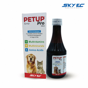 PETUP PRO Safe Syrup, Multivitamínico, Multimineral, Aminoácidos Esenciales, Refuerzo Inmunológico, Suplemento Alimenticio para Animales, Perros, Gatos, Todas las Razas - Product Image 1