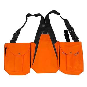 Chaleco de Caza Popular de Gama Económica, Chaleco de Cetrería de Alta Calidad, Chaleco de Caza de Tela Naranja y Negra - Product Image 5