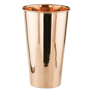 Ensemble de 6 gobelets en cuivre, finition martelée, empilables, pour fêtes, bars, cocktails, bière, eau. - Product Image 2
