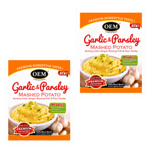 Poudre d'assaisonnement pour purée de pommes de terre à l'ail et à la persil, avec des herbes aromatiques savoureuses et une <span class=keywords><strong>saveur</strong></span> crémeuse, pour les applications en restauration - Product Image 5
