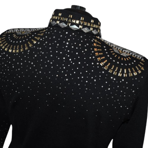 Luxury <b>Rhinestone</b> Western Rodeo Competition <b>Jacket</b> for Cowgirl Horse Show Riding and Performance Events - Product Image 4