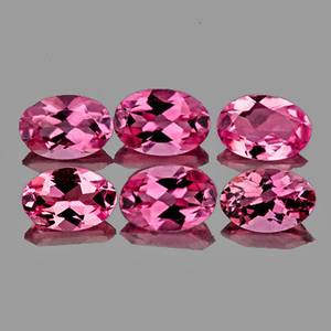 Turmalina Rosa Roja Natural, Corte Ovalado, Gema Suelta Facetada, Extraída de la Tierra, Alta Claridad, Para Joyería al por Mayor - Product Image 1