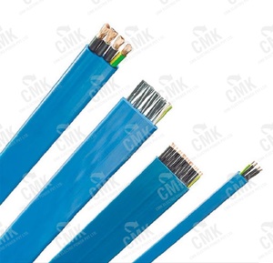 สายยางแบนอุตสาหกรรม CMK 4 แกน x 2.5 ตร.มม. สำหรับลิฟต์ ใช้ไฟฟ้าแรงต่ำ 750V ทนอุณหภูมิ 40C ถึง 105C ผลิตในอินเดีย - Product Image 1