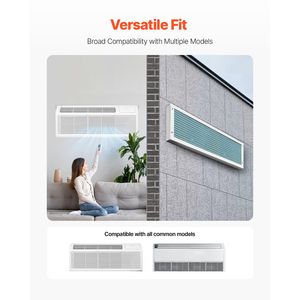 Funda Protectora para Aire Acondicionado de 42 Pulgadas, Compatible con la Mayoría de las Marcas, para Instalación a Través de la Pared - Product Image 2