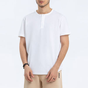 เสื้อยืดคอกลมผู้ชาย พิมพ์ลายโลโก้ด้านหน้าด้วยผ้าไหม 100% ผ้าฝ้าย แขนสั้น เป็นมิตรกับสิ่งแวดล้อม ใส่สบายในฤดูร้อน ระบายอากาศได้ดี - Product Image 3