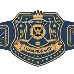 Cinturón de Campeonato de Hockey Personalizado para Liga de Hockey de Fantasía - Product Image 2