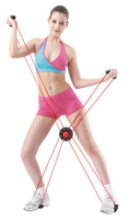 ALLWINWIN DRB07 Bande de Résistance pour Porte - Tube d'Ancre en X pour Exercices et Étirements