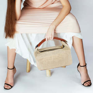 Bolsa de Cosméticos Reutilizable de Yute Natural, Organizador de Maquillaje Ecológico con Cierre - Product Image 5