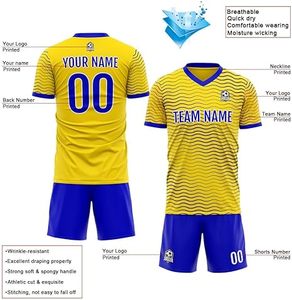 Uniforme de Fútbol de Último Diseño 100% Poliéster, Nuevo Estilo, Uniforme Profesional para Adultos, Calidad Premium, Color Personalizado, Secado Rápido - Product Image 4