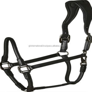 Tailles personnalisées de qualité d'exportation rembourrage confortable et couture durable 100% licou de cheval en cuir véritable en épi complet sur la taille - Product Image 1