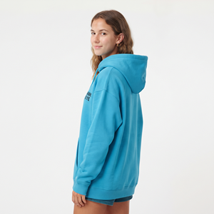 Sudadera con Capucha Oversize de Algodón para Mujer, Color Cielo, Transpirable, Hombros Caídos, Personalizable, Tendencia 2026 - Product Image 3