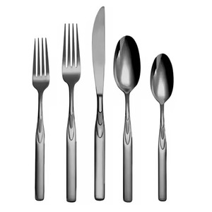 Ensemble de couverts en métal de luxe pour banquets, collection de cuillères, fourchettes et couteaux pour événements et solutions de restauration - Product Image 1