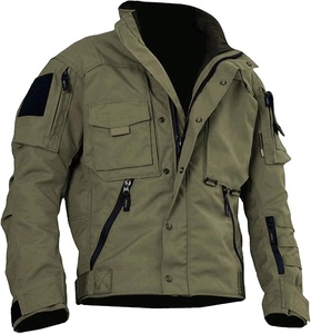 Chaqueta Táctica Softshell para Exteriores, Impermeable, Cálida, con Capucha y Cremallera Completa, Protección Contra el Viento para Viajes de Aventura y Senderismo 2026 - Product Image 2