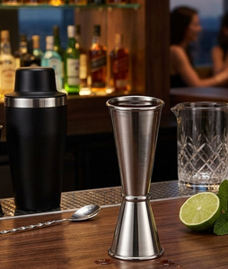 Jigger Profesional de Doble Cara, Accesorios de Bar de Alta Gama para Bares Domésticos y Comerciales, Jigger de Acero Inoxidable - Product Image 3