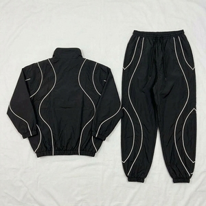 Veste de sport décontractée personnalisée pour l'extérieur, respirante, imperméable, avec cordon de serrage, réfléchissante, en nylon, design 2-en-1, à capuche, séchage rapide, couleur unie - Product Image 5
