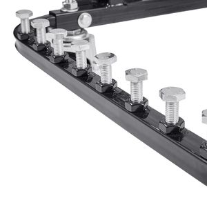 Supporto per Motore Resistente con Capacità di Carico di 750 LBS, 4 Ruote Girevoli e 4 Posizioni a Gancio, Supporto in Acciaio per Attrezzature di Riparazione Carrozzeria - Product Image 4