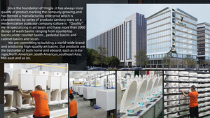 Trắng phòng tắm hiện đại Countertop sứ Lavabo gốm truy cập bảng nghệ thuật hàng đầu rửa tay lưu vực - Product Image 6