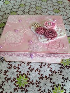Artistic Ginne <b>Box</b> Resin Craft Storage <b>Box</b> for Home Decor Decorative Ginne <b>Box</b> Handmade Resin <b>Keepsake</b> <b>Box</b> - Product Image 4