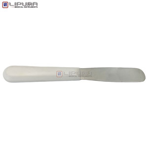 Espátula Mezcladora LIPUMA de Acero Inoxidable con Mango de Plástico, 195 mm de Longitud, Instrumento de Mezcla para Laboratorio Dental para Yeso y Alginato - Product Image 6