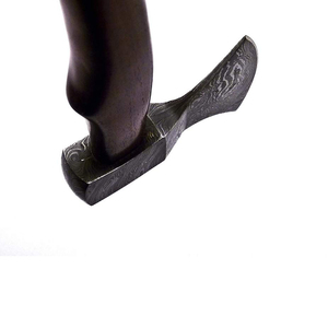 Hacha de acero forjada a mano con mango de madera, patrón Damasco, hacha de supervivencia, herramienta para exteriores, hacha OEM a bajo precio - Product Image 5