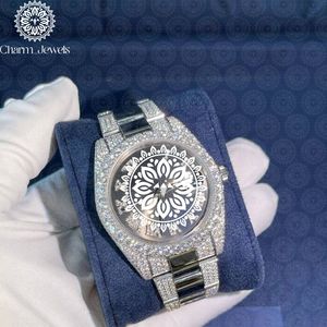 Montre pour homme Charm Jewells en acier inoxydable, boîtier de 40 mm, cristal saphir, mouvement mécanique analogique, luxe, mode, lumineuse, 10 bars - Product Image 3