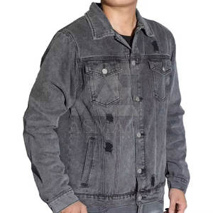 Service OEM, veste en jean pour homme de haute qualité, design personnalisé, nouvelle collection de vestes en jean pour homme - Product Image 5