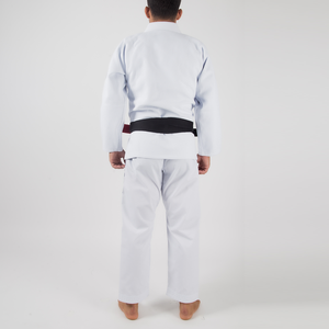 Kimono de BJJ Colfax Blanco 100% Algodón para Hombre, Corte Regular, Logotipo Frontal Duradero, Gi de Jiu Jitsu para Adultos, Logotipo OEM del Club, Trajes de Judo Brasileño BJJ - Product Image 6