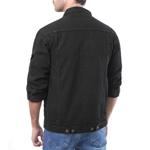 Chaqueta de Mezclilla para Hombre OEM ODM, Chaqueta de Jean de Algodón Personalizada, Fabricante de Ropa de Moda al por Mayor, Marca Privada - Product Image 2