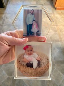 Heavy Duty Acrylic Coaster Set Custom Logo Transparent Drink Coasters Heat Resistant Waterproof Anti Slip <b>Table</b> <b>Protection</b> - Product Image 5
