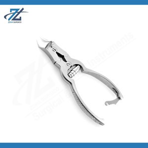 Custom Pink Stainless Steel Cuticle Nipper Wide Jaw Sharp Dead Skin Cutter Professional Manicure Trimmer Durable <b>Waterproof</b> Nail - Product Image 3