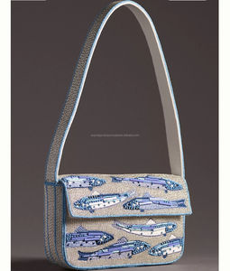 Style bohème indien grande capacité fait à la main femmes sac de messager soirée Shopping pochette perlée détail usage quotidien Style Boho - Product Image 5