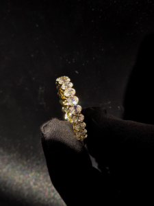 <b>Diamond</b> <b>Ring</b> 14K 18K Yellow Gold Lab Grown <b>Diamond</b> Oval Eternity <b>Ring</b> for Lady Elegant Wedding Engagement Fine Jewelry Gift Fine - Product Image 2