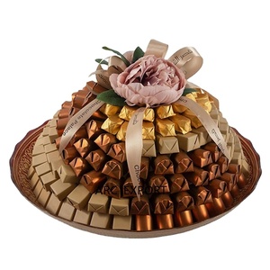 แฟนซีใหม่สไตล์ตกแต่งช็อกโกแลตถาดออกแบบโลหะขายส่งช็อกโกแลตถาด - Product Image 1