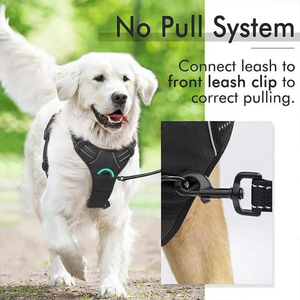 High Quality Adjustable Buckle Dog <b>Harness</b> Polyester Mesh Padded Pet Vest Comfortable for Walking Training Large Dogs - Product Image 2