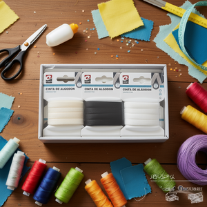 Cinta de Algodón de Espiga de 10mm*3.5m para Manualidades y Proyectos Artísticos - Product Image 2