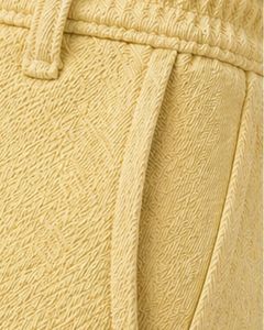 Men Mustard Yellow Slim Fit Casual <b>Jogger</b> Pants Elastic Waist Drawstring Trousers Soft Fabric Streetwear Comfortable Daily Wear - Product Image 5