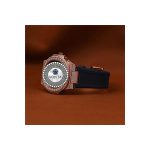 Superbe montre à mouvement suisse sertie de diamants Moissanite, disponible en gros pour l'exportation, prix LOISTA - Product Image 1