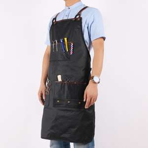 Delantal de cuero de alta calidad, impermeable, para cocina, hogar, tienda de mascotas, barbería, ropa de trabajo, nuevo estilo, el mejor delantal de cuero. - Product Image 5