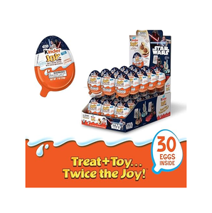 Auténticos Huevos Kinder JOY Edición Limitada Star Wars, Sorpresa de Chocolate con Figuras Coleccionables, 20g en Cajas a Granel de 36 Piezas - Product Image 3