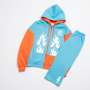 Ensemble de vêtements de sport en molleton de coton pour hommes, vêtements de course à pied professionnels, vêtements de fitness, taille personnalisée, tissu de qualité supérieure - Product Image 1