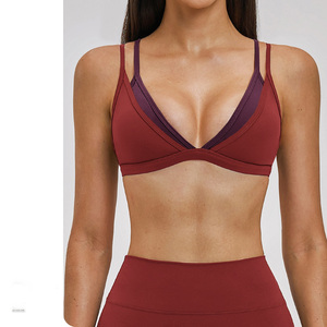 Custom Seamless Women Sports Bra Comfortable Stretch Activewear For Running Fitness Gym Training <b>Crop</b> <b>Top</b> - Product Image 5
