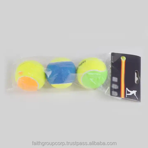 Meilleures ventes OEM, balles de tennis rouges et de couleurs variées en gros, fabriquées en usine, avec impression sur tissu en caoutchouc - Product Image 2