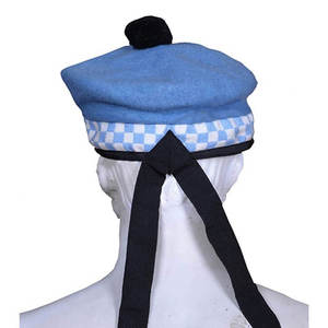 Wholesale Scottish Traditional Kilt <b>Cap</b> 100% Wool Balmoral Diced Hats For Classic Tartan Kilts 2026 - Product Image 3