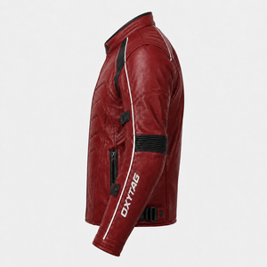 High Quality Custom Unisex Waterproof Windproof Breathable Leather Motorcycle <b>Racing</b> <b>Jacket</b> Customizable Color Logo for Winter - Product Image 3