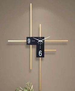Horloge de bureau en fer forgé, design moderne, mouvement mécanique, fonctionne à piles, affichage à aiguilles, forme carrée, sonnerie horaire, style antique - Product Image 6